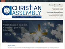 Tablet Screenshot of christianassembly.org